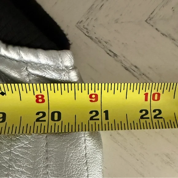 Men's Fried Denim NYC Black Faux Leather Biker Vest, Size Medium. - Picture 11 of 16